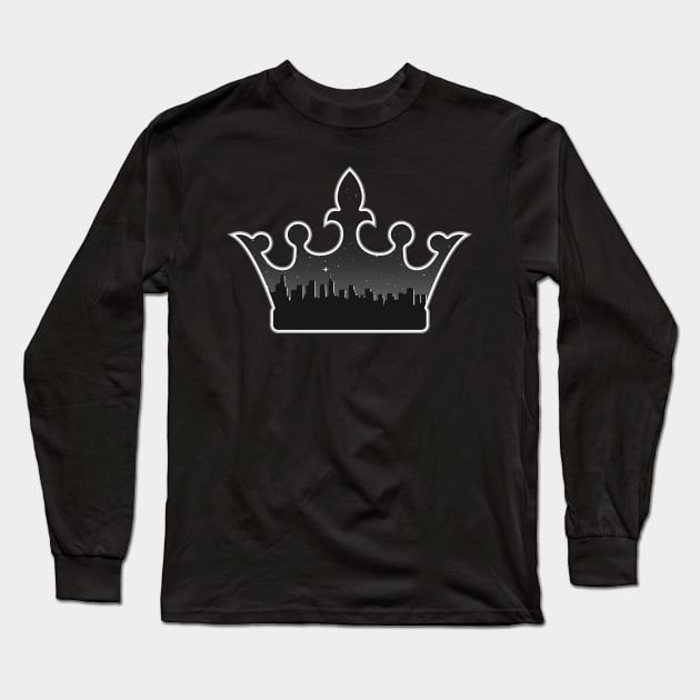 Los Angeles Kings City Skyline Long Sleeve T-Shirt by stayfrostybro